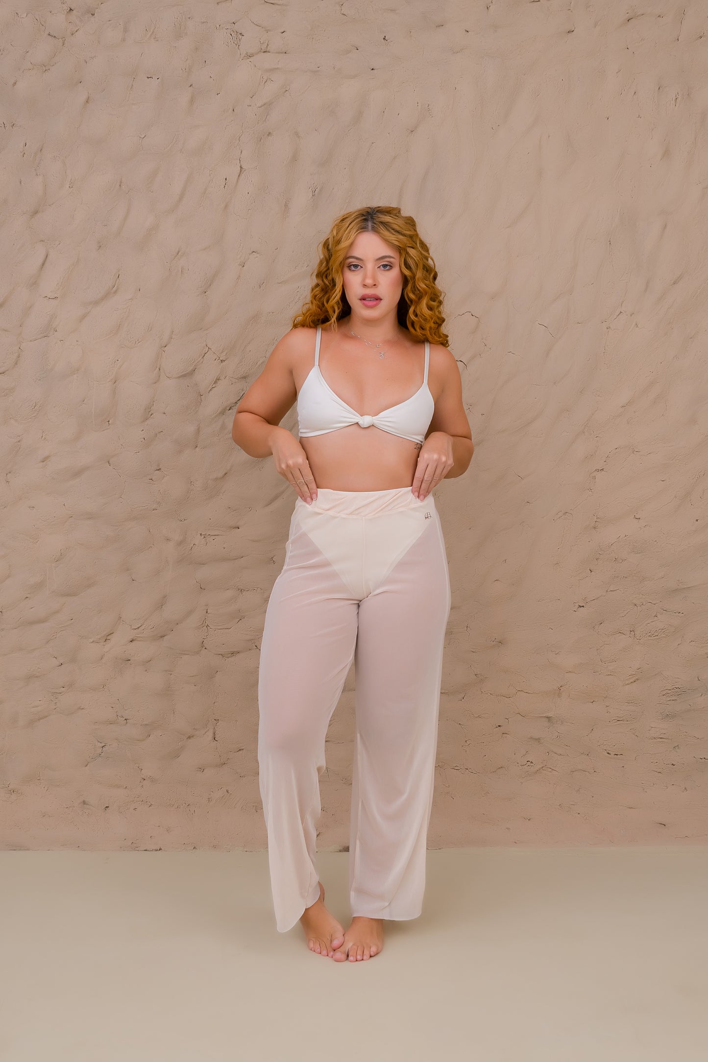 Calça Maïa Tule Offwhite