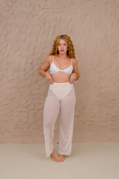 Calça Maïa Tule Offwhite