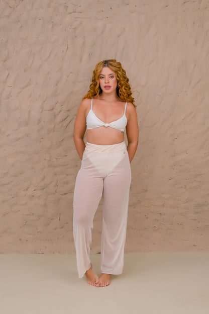 Calça Maïa Tule Offwhite