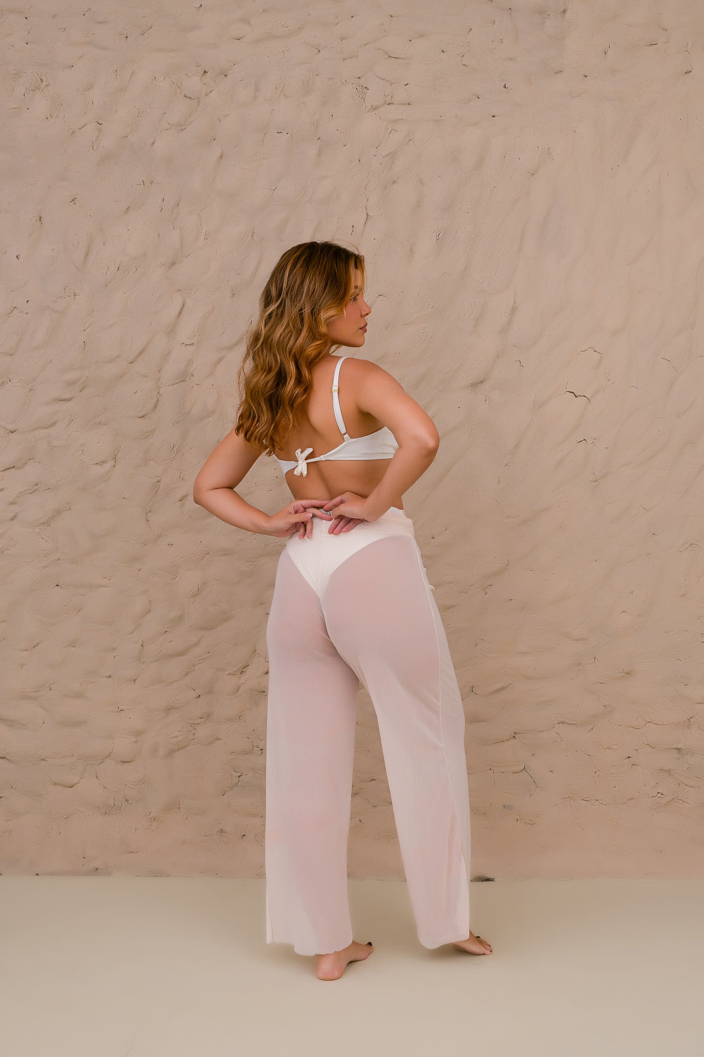 Calça Maïa Tule Offwhite
