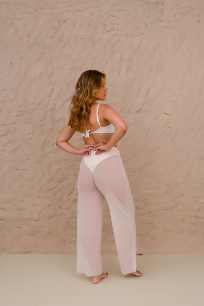Calça Maïa Tule Offwhite