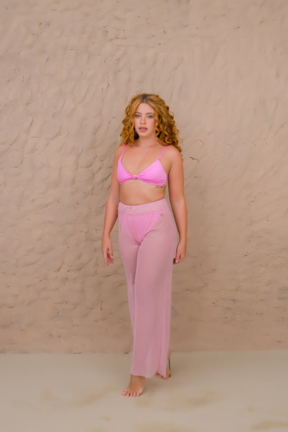 Calça Maïa Tule Rosa